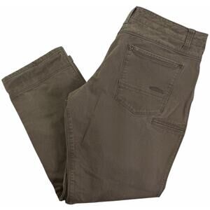 Kuhl Free Rydr Utility Pants Mens 40x30 Khaki Tan Canvas Outdoor Hiking 22F 5015